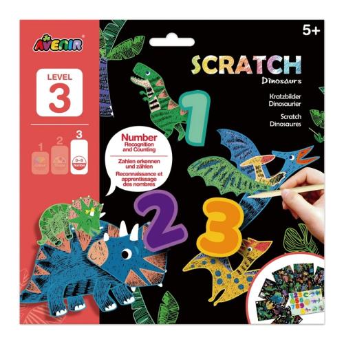 Avenir Scratch Dinosaurs Level 3 Κωδ 60763 Παιδικό Εκπαιδευτικό Παιχνίδι 5+ Years 1 Τεμάχιο